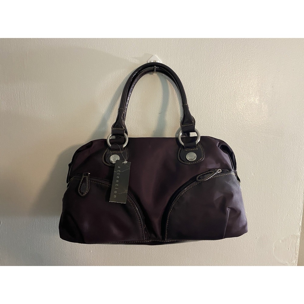 Vintage NWT Kmart Fabric Attention Purple Purse‎